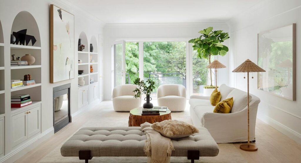 Maximize seating in the Living Room