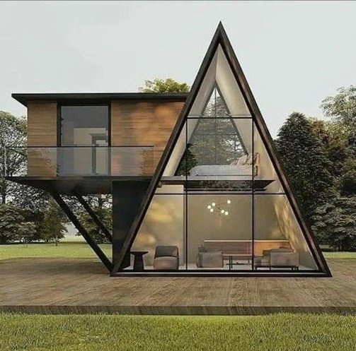 A-Frame Wood Houses
